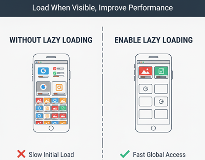 Enable lazy loading